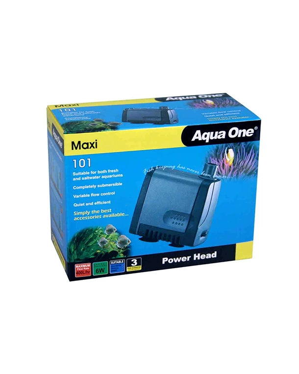 Wasserpumpe Maxi Serie – regelbare Aquarien- und Terrarienpumpe mit 400 bis 2500 l/h Förderleistung.