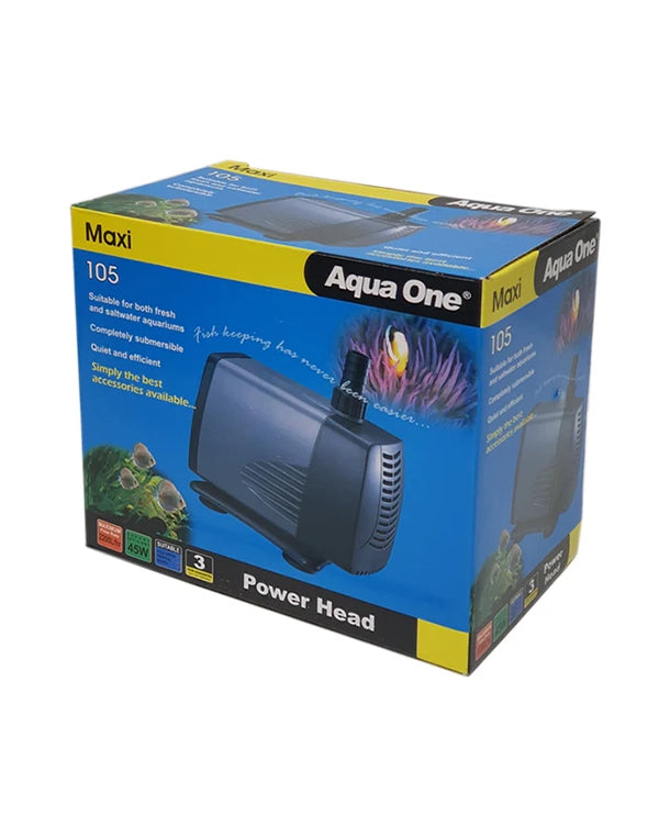 Wasserpumpe Maxi Serie – regelbare Aquarien- und Terrarienpumpe mit 400 bis 2500 l/h Förderleistung.