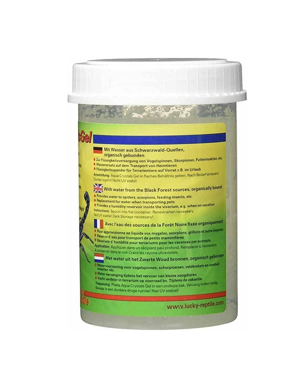 Aqua Crystals Gel von Lucky Reptile als Trinkwasserquelle für Terrarientiere