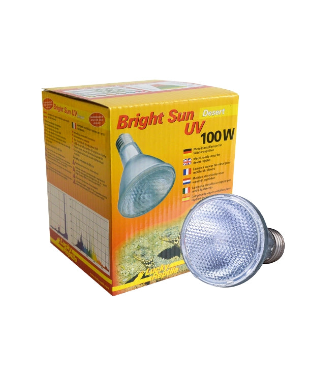 Bright Sun UV Desert Vollspektrum Metalldampflampe UVA UVB Wüstenreptilien Terrarium