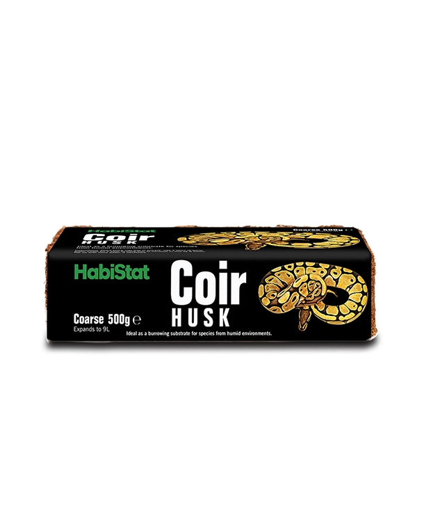 Grobes Kokosnussschalen-Substrat HabiStat Coir Husk Coarse für Terrarien