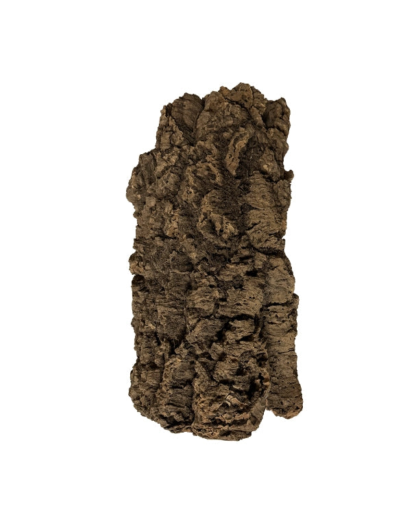 Natürliche kurze Korkhöhle aus portugiesischem Naturkork für Terrarium und Nager Ø ca. 20 - 30 cm