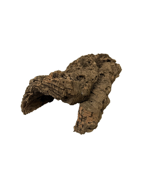 Natürliche kurze Korkhöhle aus portugiesischem Naturkork für Terrarium und Nager