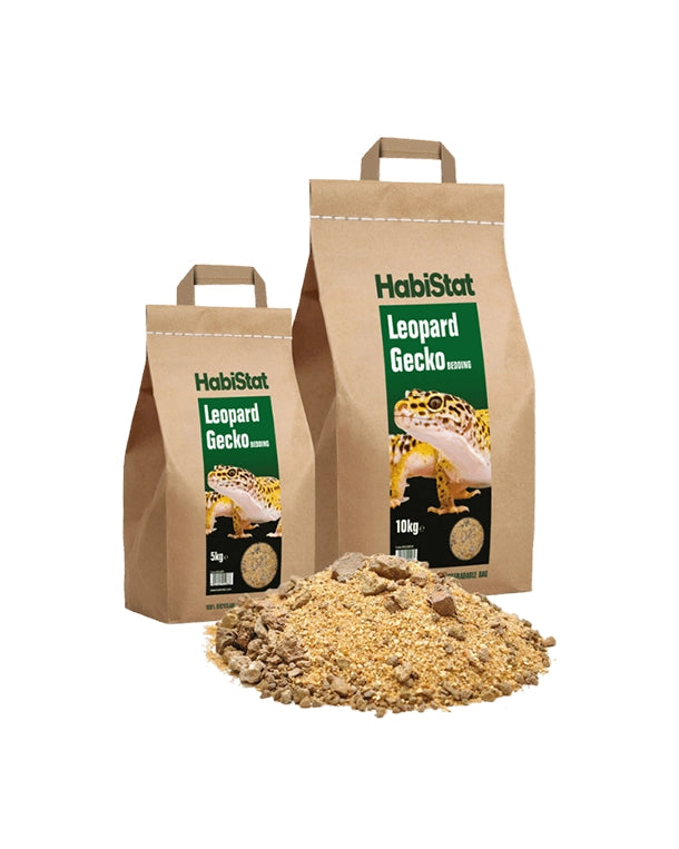 Leopardgecko-Sand aus gelbem Natur­sand mit kleinen Steinen