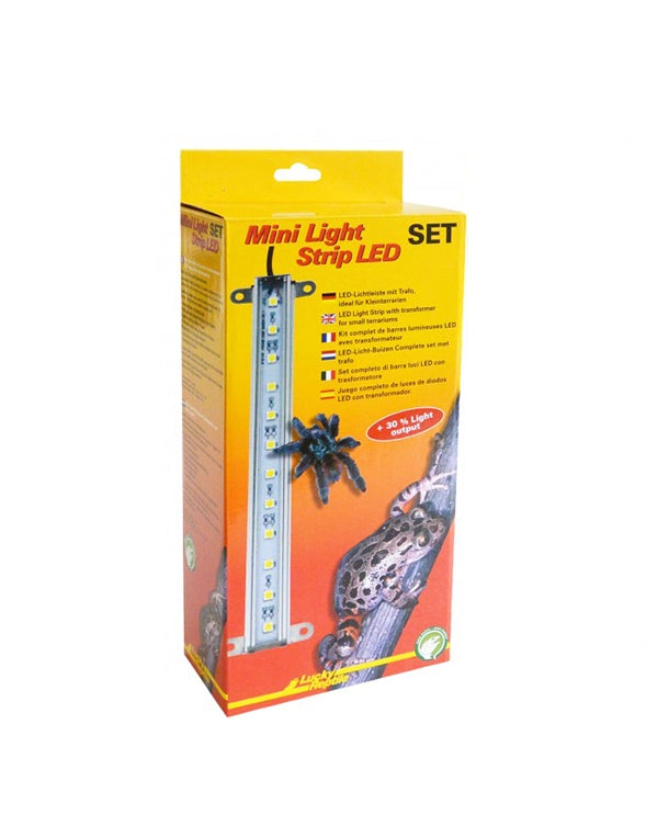 Mini Light Strip LED Set 22,5 cm Terrarium Fauna Box LED Leiste Trafo inklusive spritzwassergeschützt