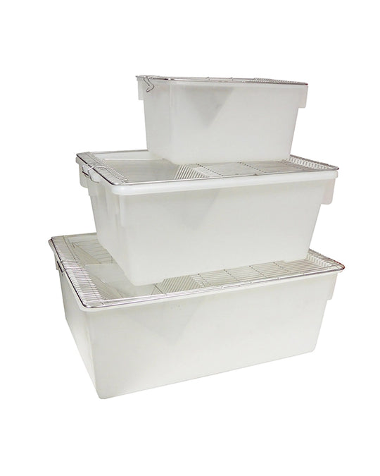 Lucky Reptile Nagerkäfig mit Kunststoffwanne und Stahlgitterdeckel für Nagetiere