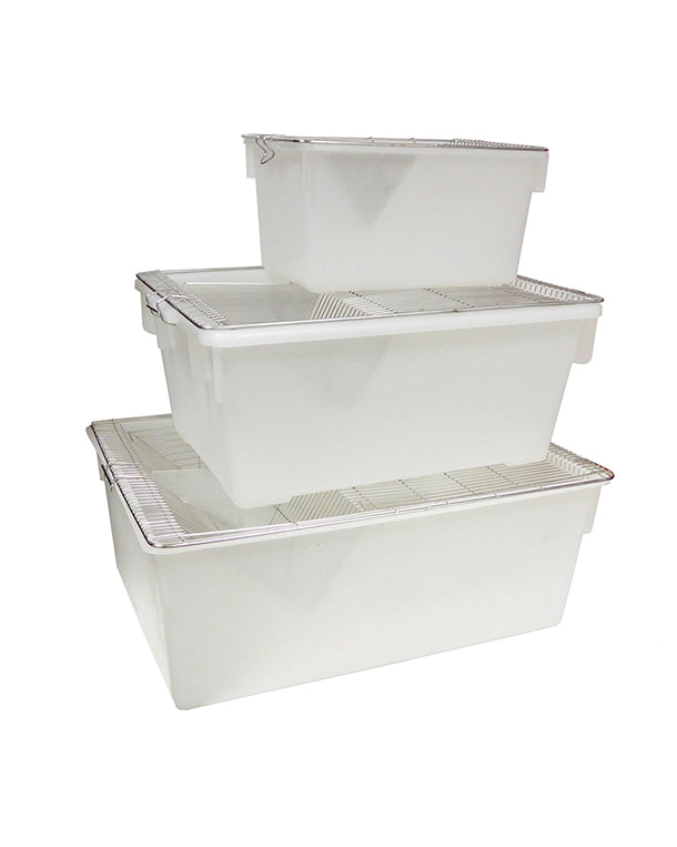 Lucky Reptile Nagerkäfig mit Kunststoffwanne und Stahlgitterdeckel für Nagetiere