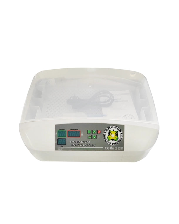 Premium Reptile Inkubator Flächenbrüter mit digitaler Temperatur- und Luftfeuchtigkeitsanzeige