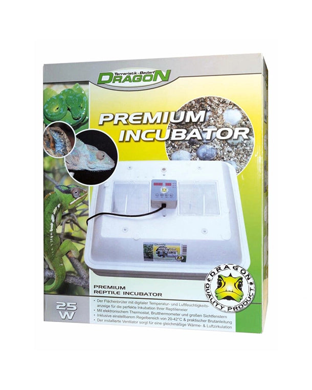 Premium Reptile Inkubator Flächenbrüter mit digitaler Temperatur- und Luftfeuchtigkeitsanzeige