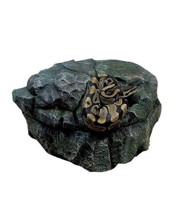 Repti Shelter 3 in 1 Cave Large aus Keramik – große Feuchthöhle für Reptilien