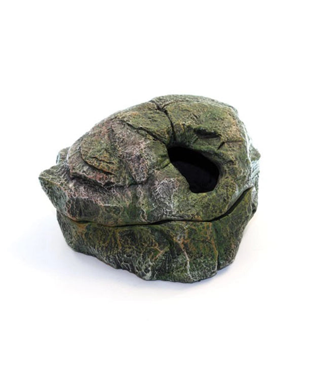 Repti Shelter 3 in 1 Cave Small aus Keramik – Feuchthöhle für kleine Reptilien und Amphibien