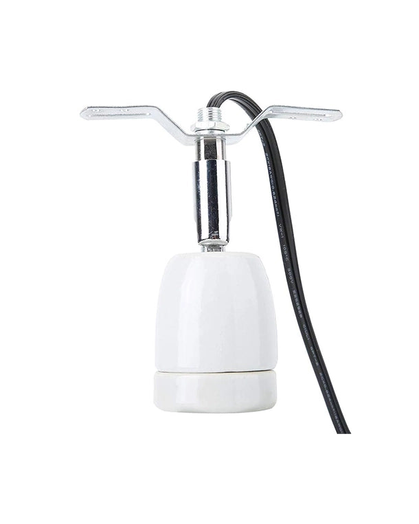 Thermo Socket PRO E27 Porzellanfassung mit Gelenk und Steckverbinder bis 300W für Bright Sun Terrariumlampen