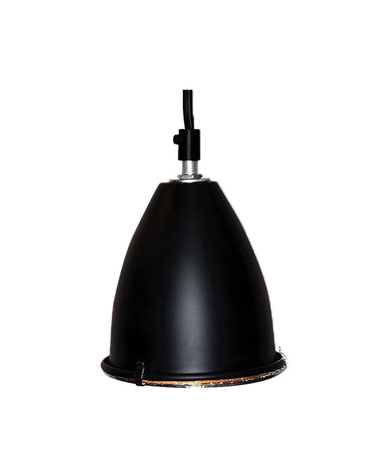 Thermo Socket Plus Reflektorleuchte E27 mit Stahlreflektor und Schutzgitter für Terrarienlampen Mini Schwarz