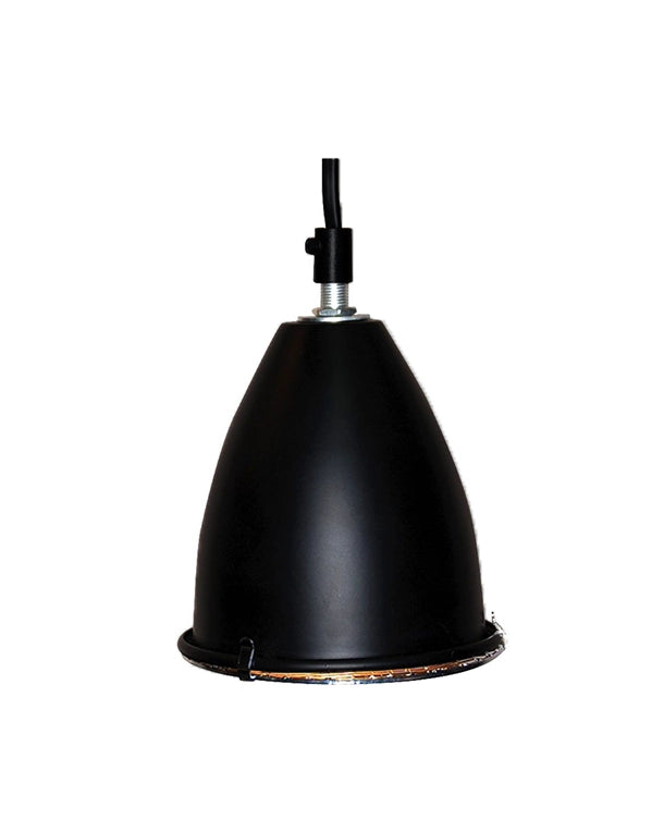 Thermo Socket Plus Reflektorleuchte E27 mit Stahlreflektor und Schutzgitter für Terrarienlampen Mini Schwarz