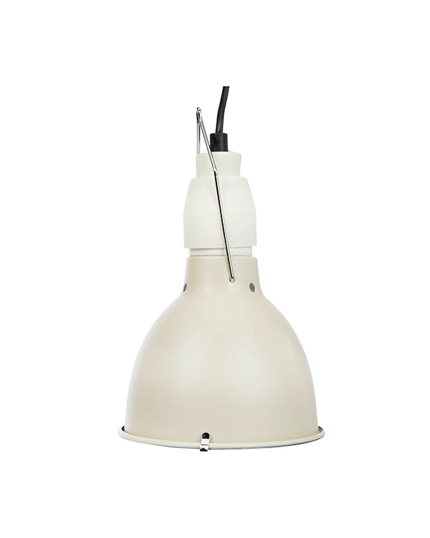 Thermo Socket Plus Reflector PRO klein E27 weiß mit Schutzgitter und Steckverbinder bis 300W für Bright Sun UV Klein Weiss