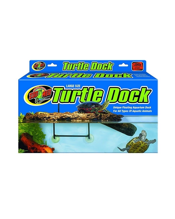 Schwimmende Schildkröteninsel Turtle Dock mit Rampe als Sonnenplatz im Aquaterrarium